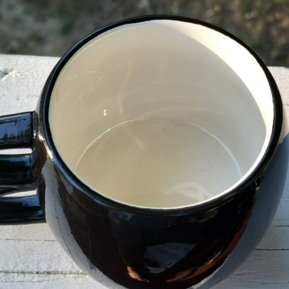 Black‎ Kitty Cat Ceramic Coffee Mug 16 oz - Picture 6 of 9